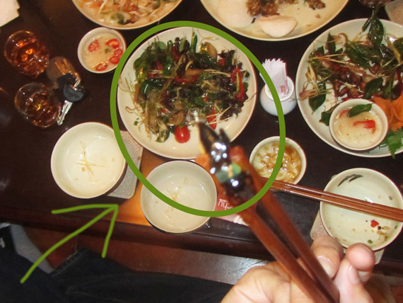 Heuschrecken essen in Vietnam - eine vietnamesische Köstlichkeit