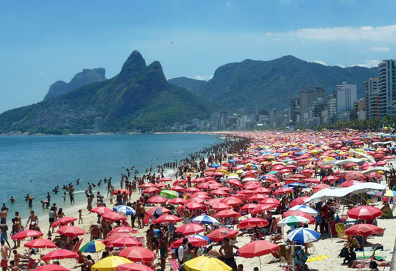 brasilianisch lernen Strand